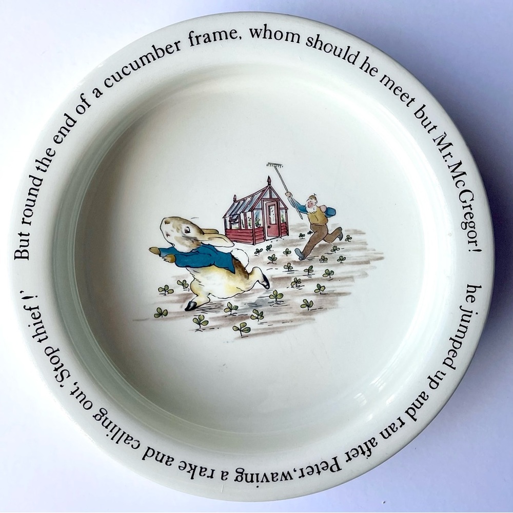 Wedgwood of Etruria Beatrix Potter Peter Rabbit Ceramic Pasta Bowl